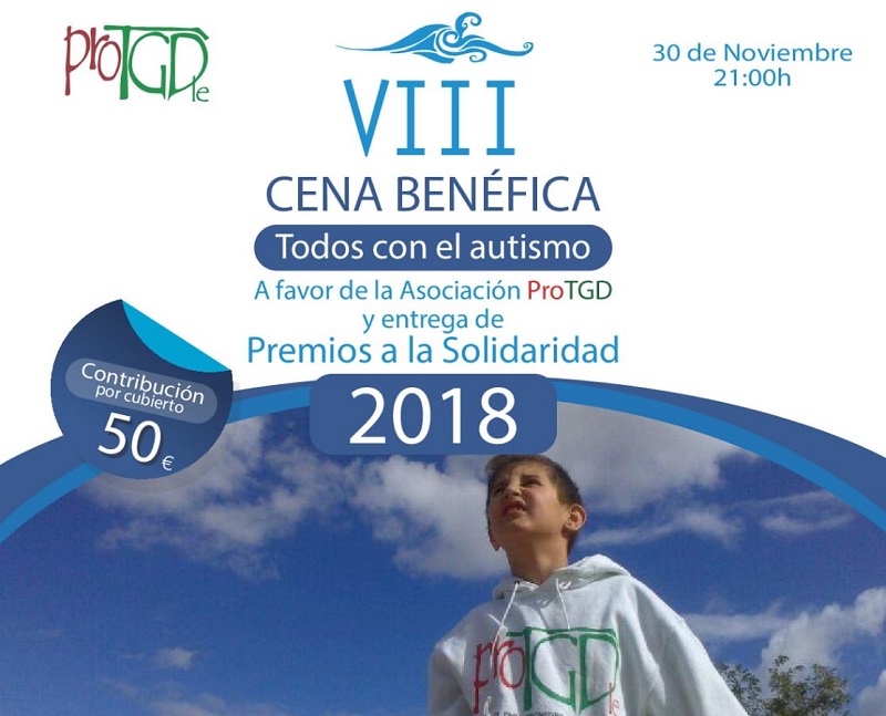 VIII Cena Benéfica a favor de la Asociacion ProTGD “Todos con el autismo”