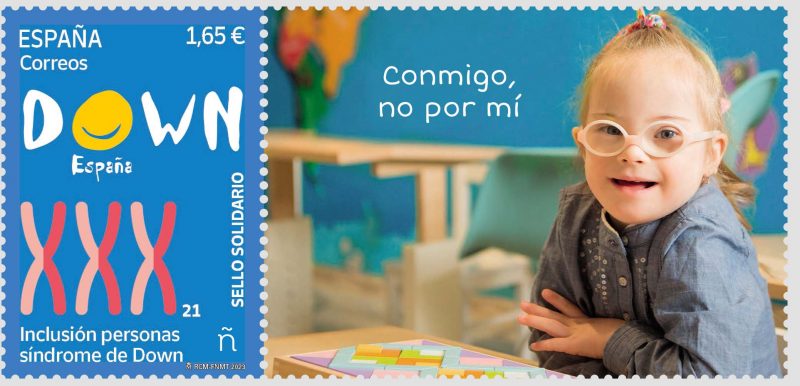 Correos emite un sello en favor de la inclusión de las personas con síndrome de Down